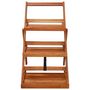 Voir la diapositive 2 : VIDAXL Support de jardiniere a 3 niveaux 50x63x80 cm Acacia solide