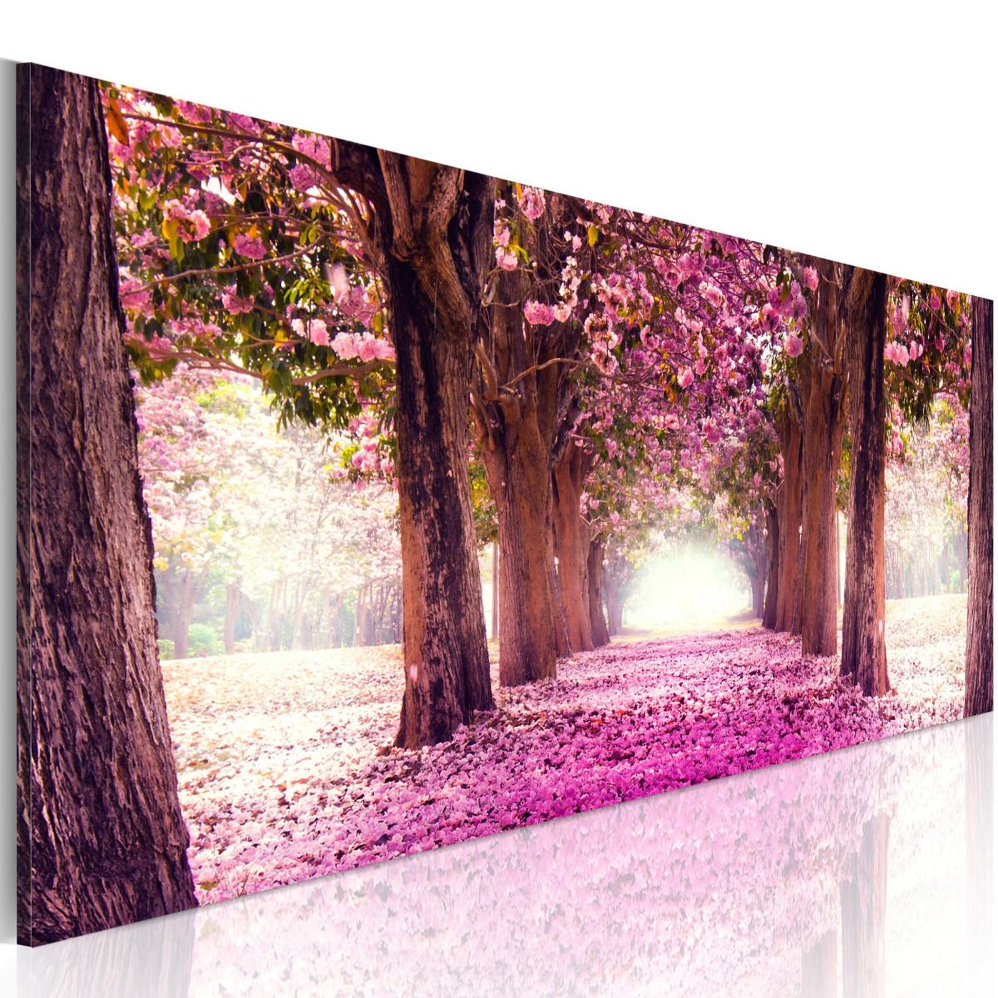 Paris Prix Tableau imprimé  jardin de fuchia. Coloris disponibles : Multicolore