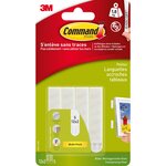 CENTRALE BRICO Lot de 24 languettes adhésives Tableaux COMMAND, blanc