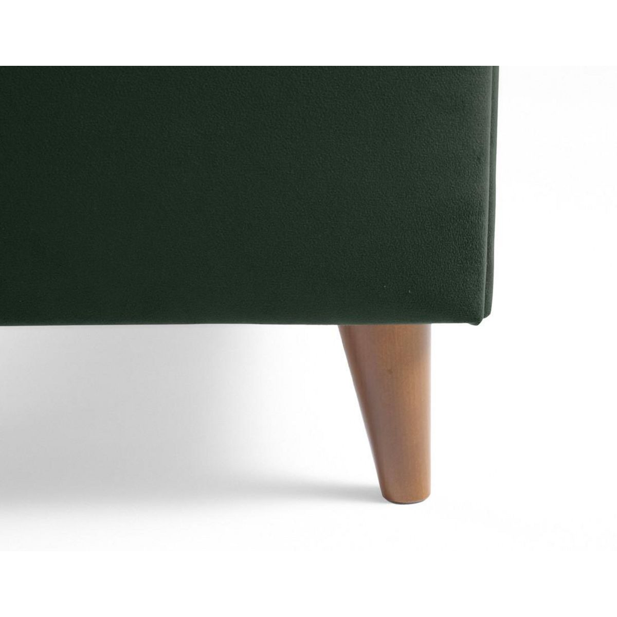 BEST MOBILIER Dali - cadre de lit - 140x190 - en velours