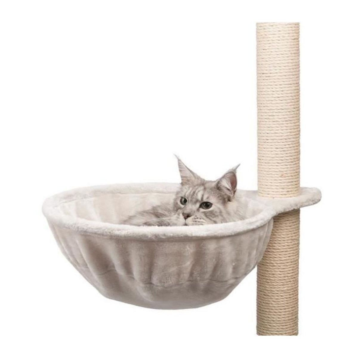 Trixie TRIXIE Sac confort XL pour arbre a chat - Gris clair - Pour chat