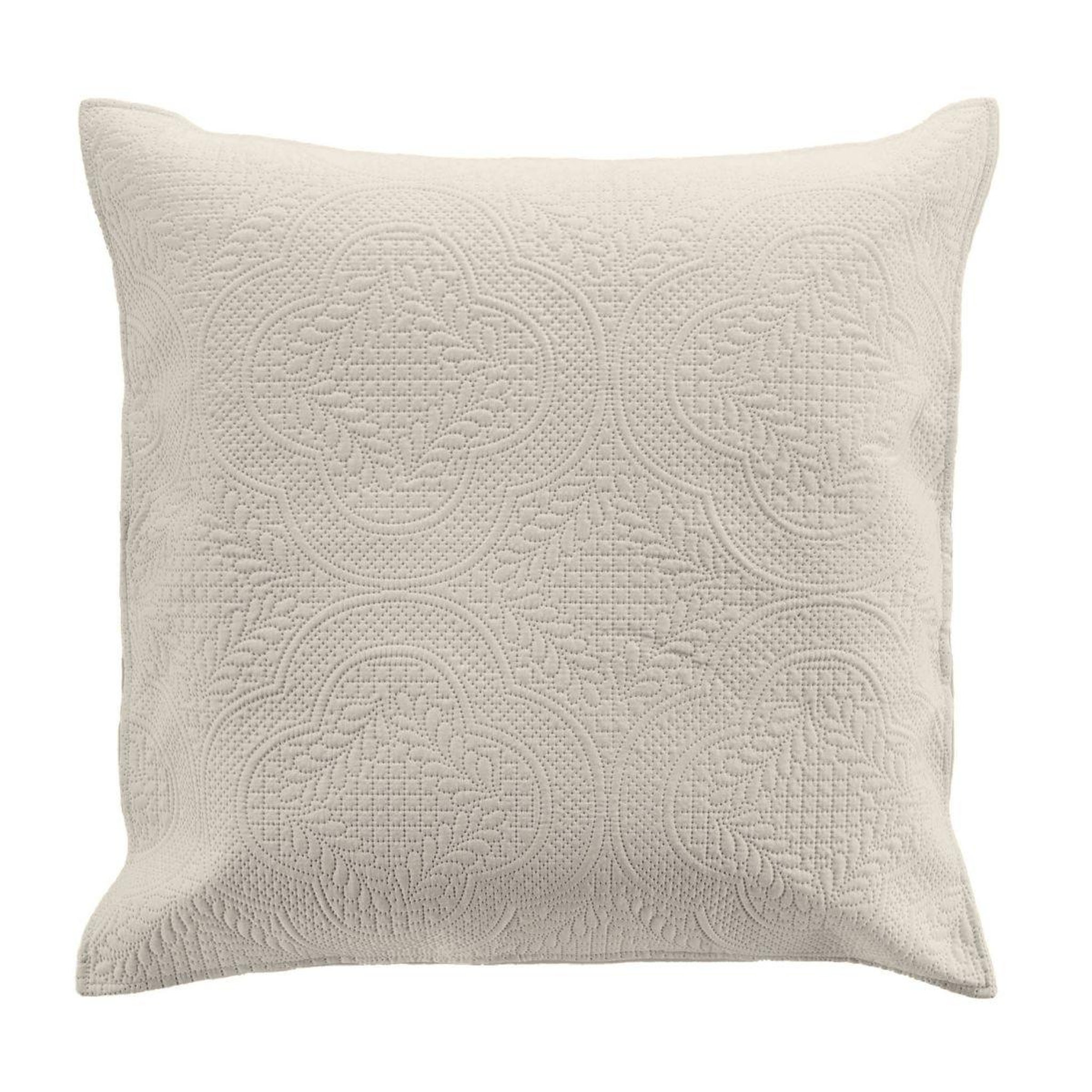 Voir la diapositive 3 : Douceur d'Intérieur Couvre-lit & 2 housses de coussin  romane  240x260cm naturel