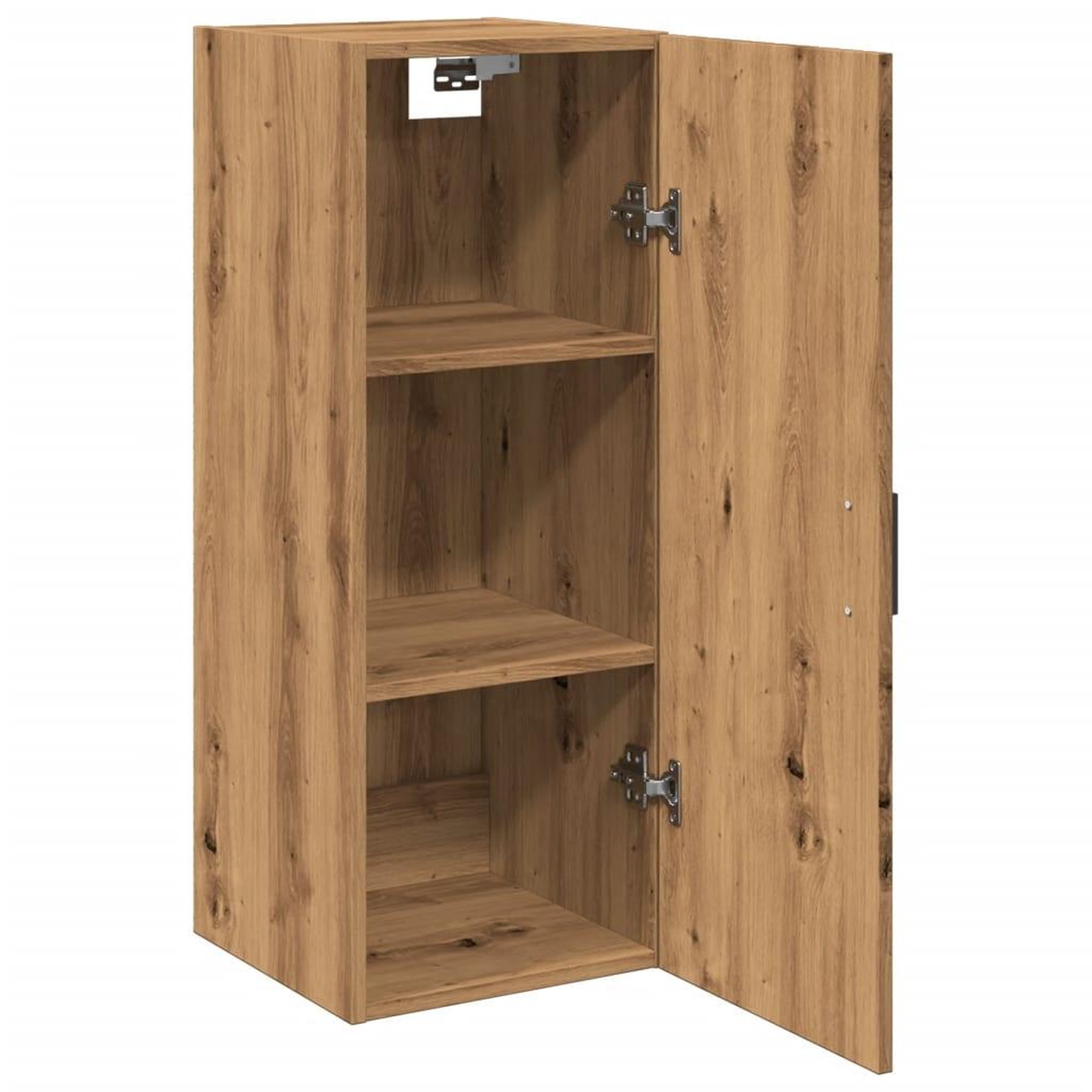 Voir la diapositive 4 : VIDAXL Armoire murale chene artisanal 34,5x34x90 cm bois d'ingenierie