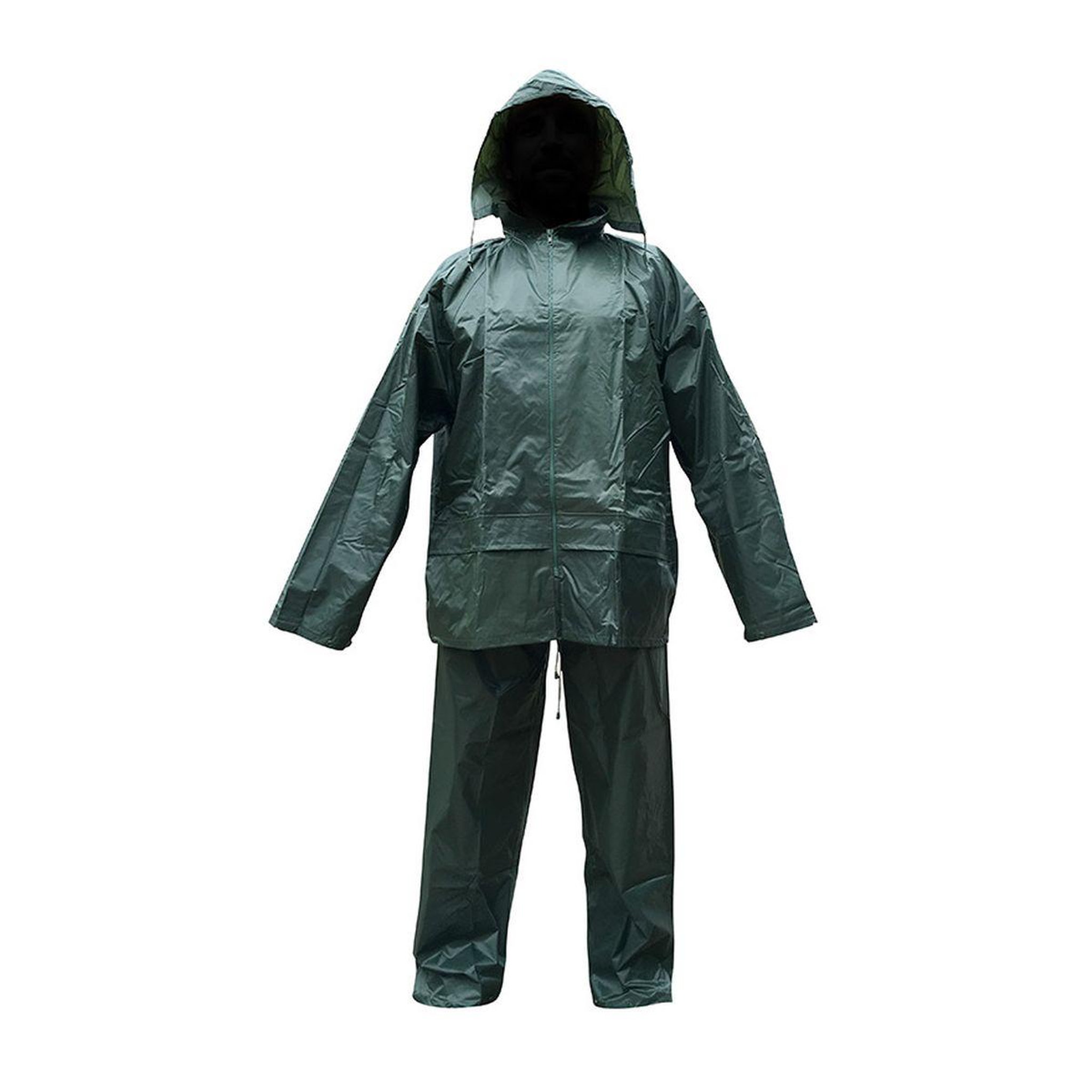 CENTRALE BRICO Ensemble de pluie souple - Veste et Pantalon AVERSE vert XXL