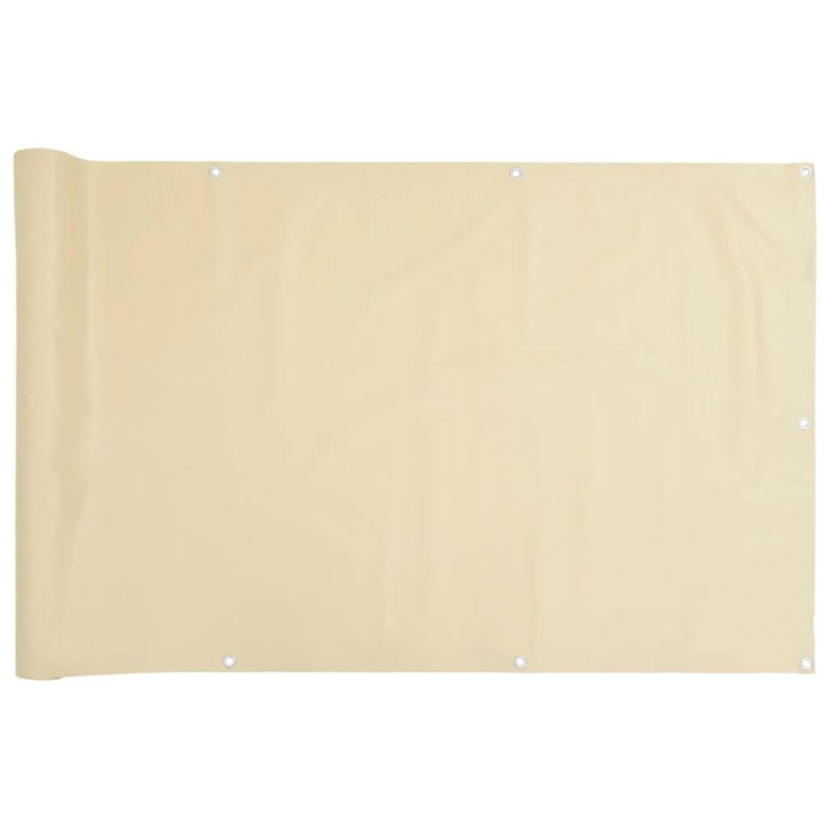 VIDAXL Ecran d'intimite de balcon creme 800x120 cm PVC