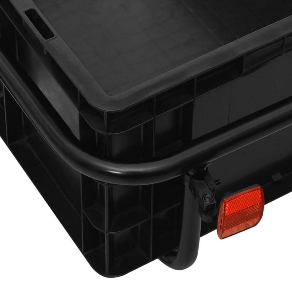 VIDAXL Remorque de vélo chariot à main 155x60x83 cm acier bleu