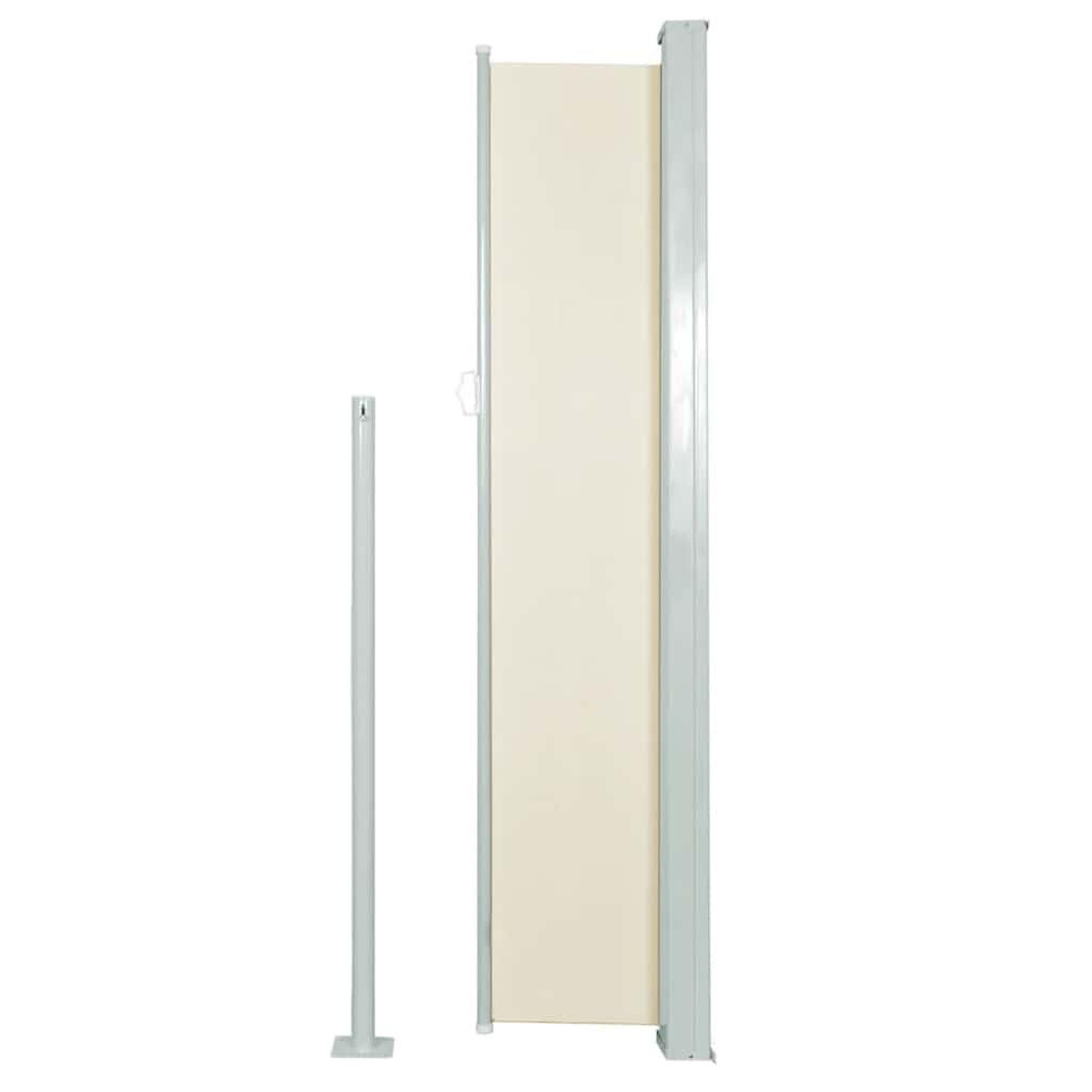 Voir la diapositive 3 : VIDAXL Auvent lateral retractable 120 x 300 cm Blanc casse
