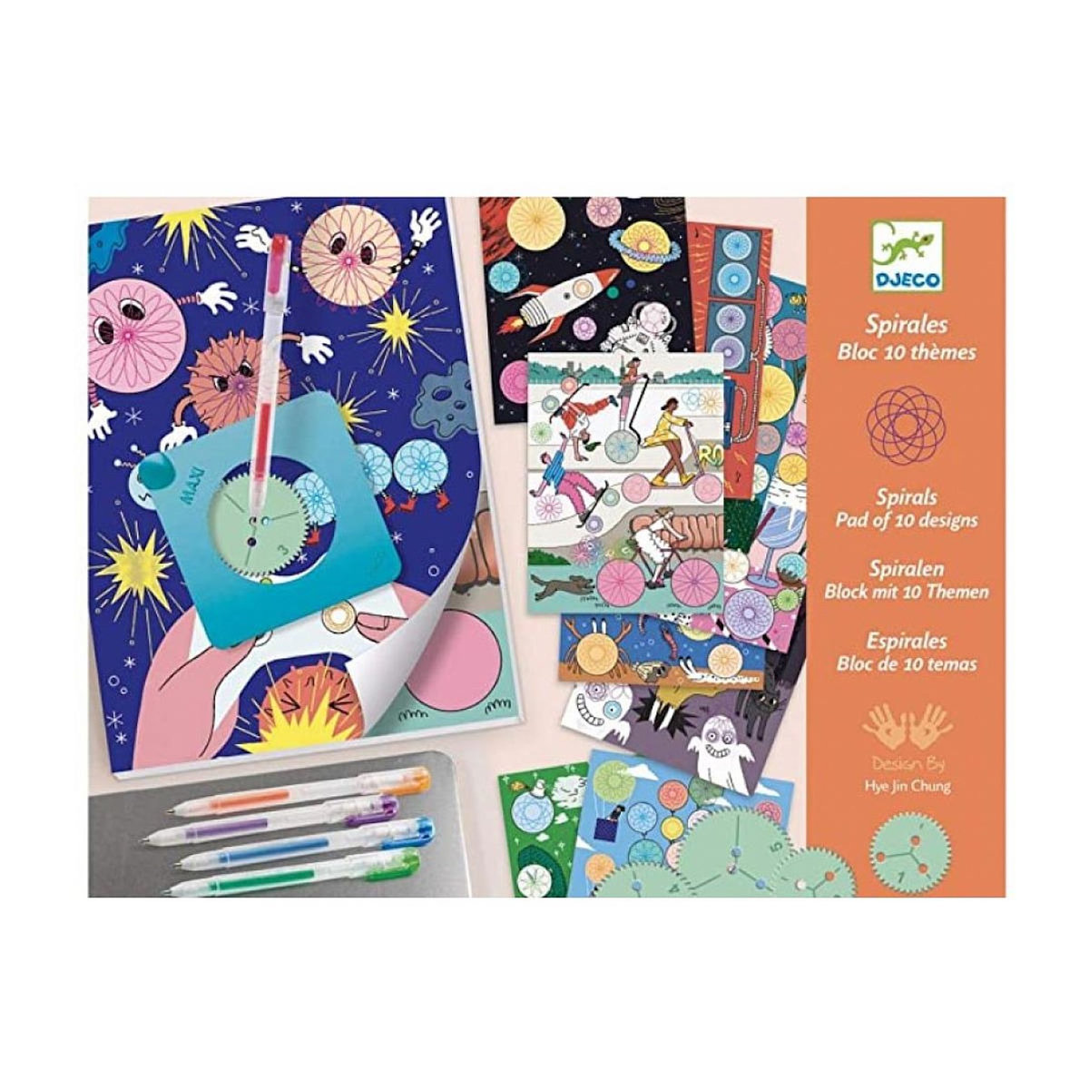 Djeco Spirales Bloc 10 themes -