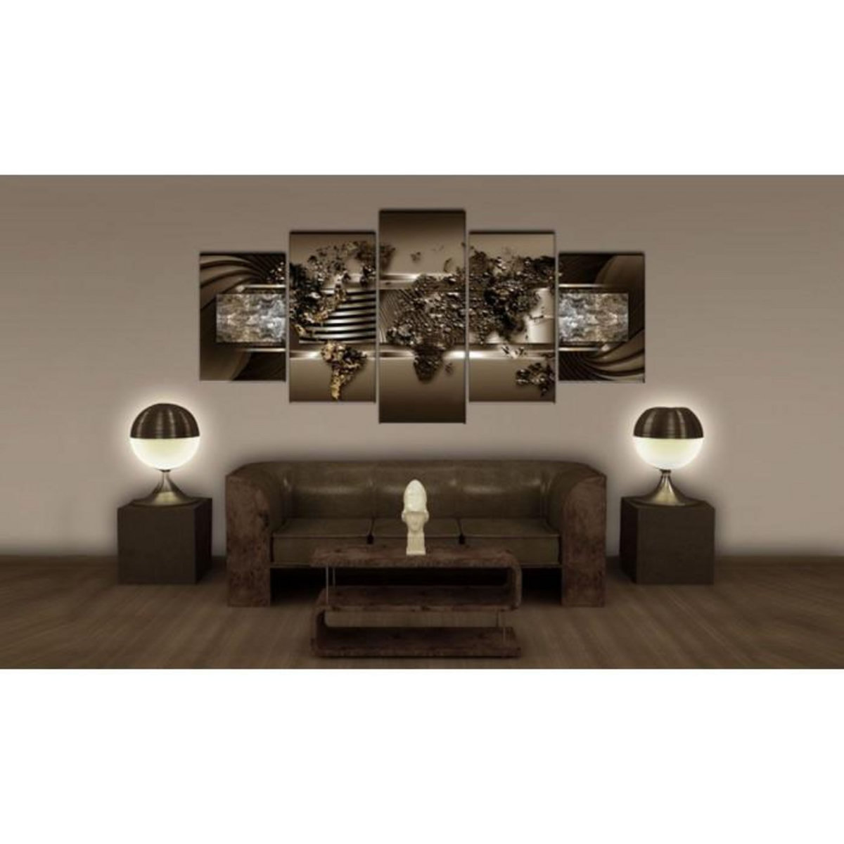 Paris Prix Tableau Imprimé  Carte en Chocolat