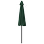 Voir la diapositive 5 : VIDAXL Parasol de balcon avec mat en aluminium Vert 270x144 cm Demi
