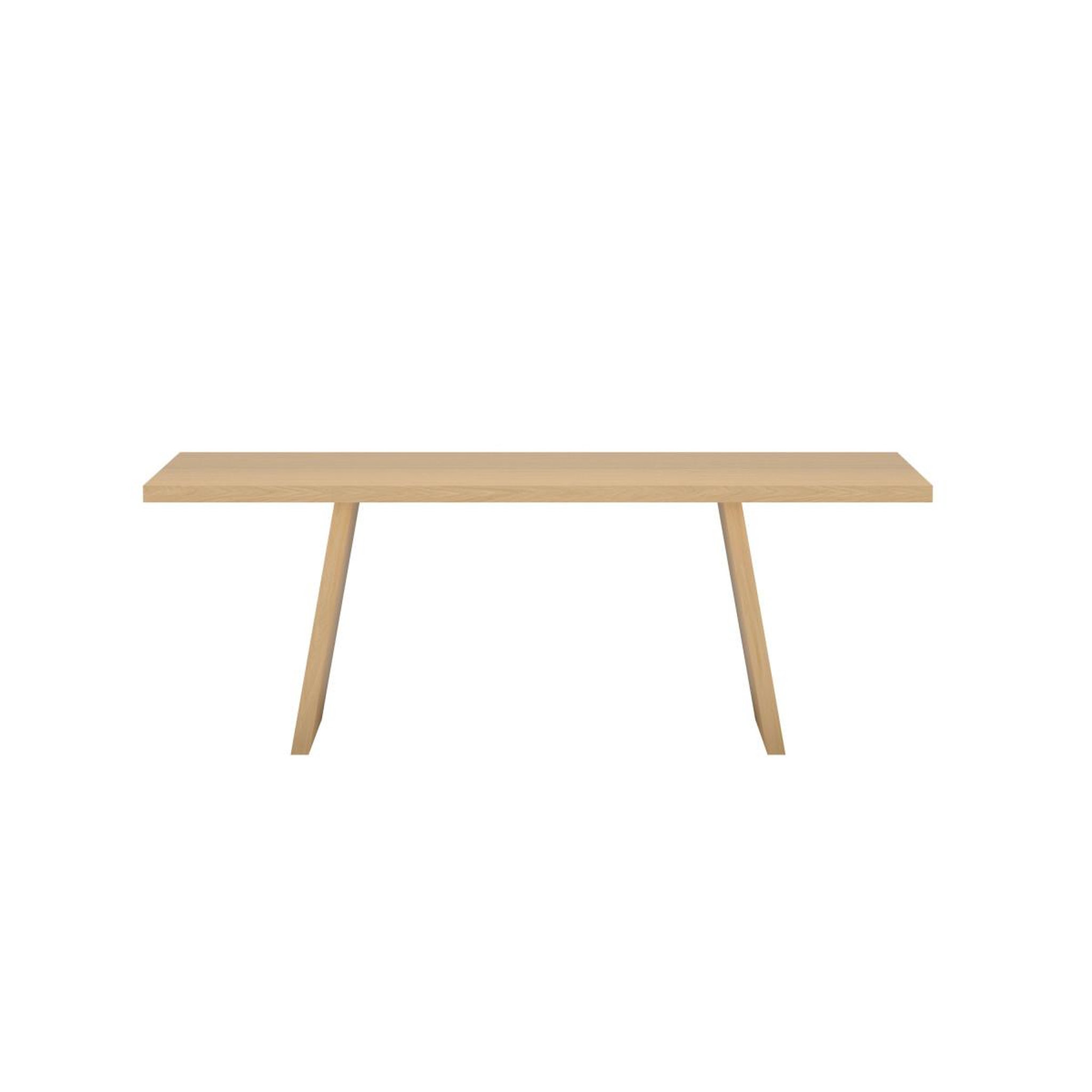 Voir la diapositive 2 : Paris Prix Table à manger design  logga  210cm naturel