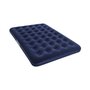 Voir la diapositive 2 : BESTWAY BESTWAY Matelas gonflable floque Horizon Double + Pompe electrique Sidewinder + Sac - 2 places - Bleu