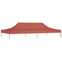 Voir la diapositive 2 : VIDAXL Toit de tente de reception 6x3 m Terre cuite 270 g/m^2