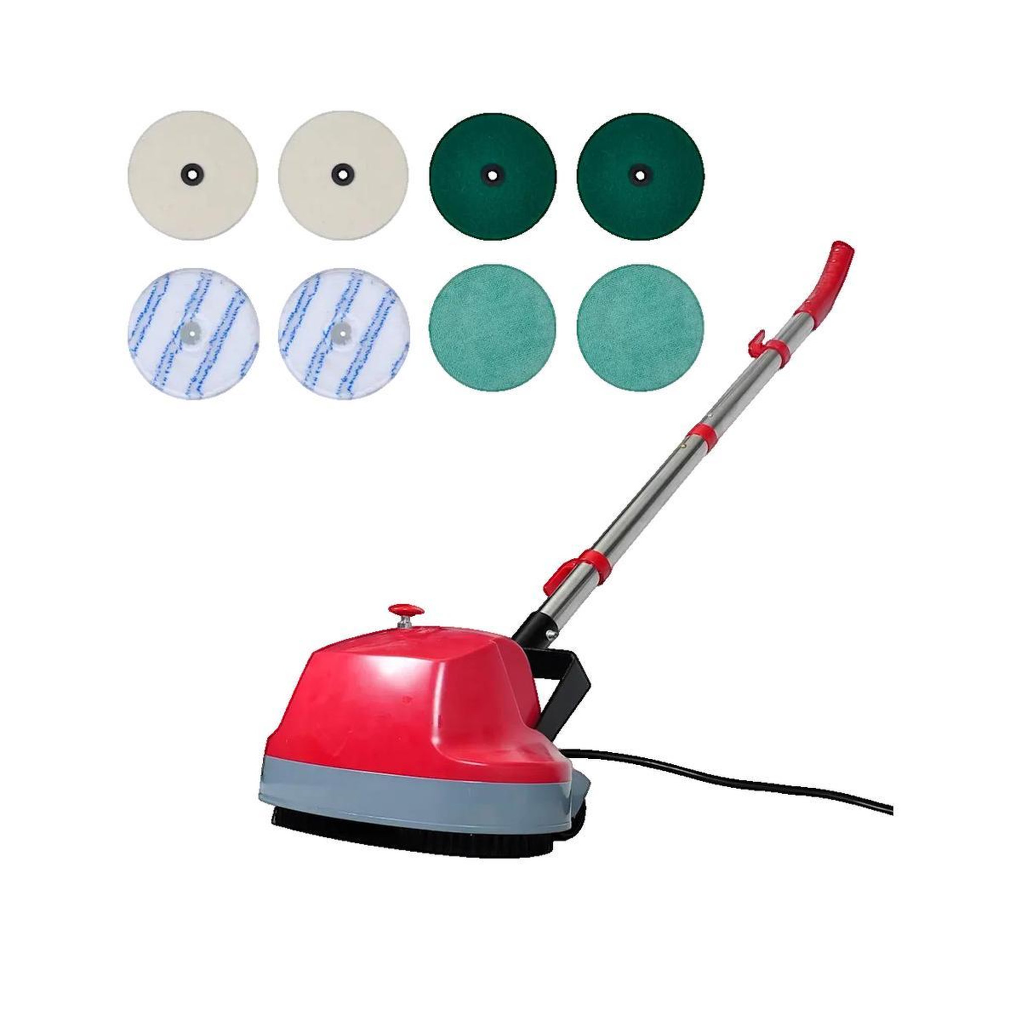 VIDAXL Polisseur et nettoyeur de sol 140318 rouge