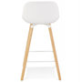 Voir la diapositive 5 : Paris Prix Tabouret de Bar Design  Grano  89cm Blanc