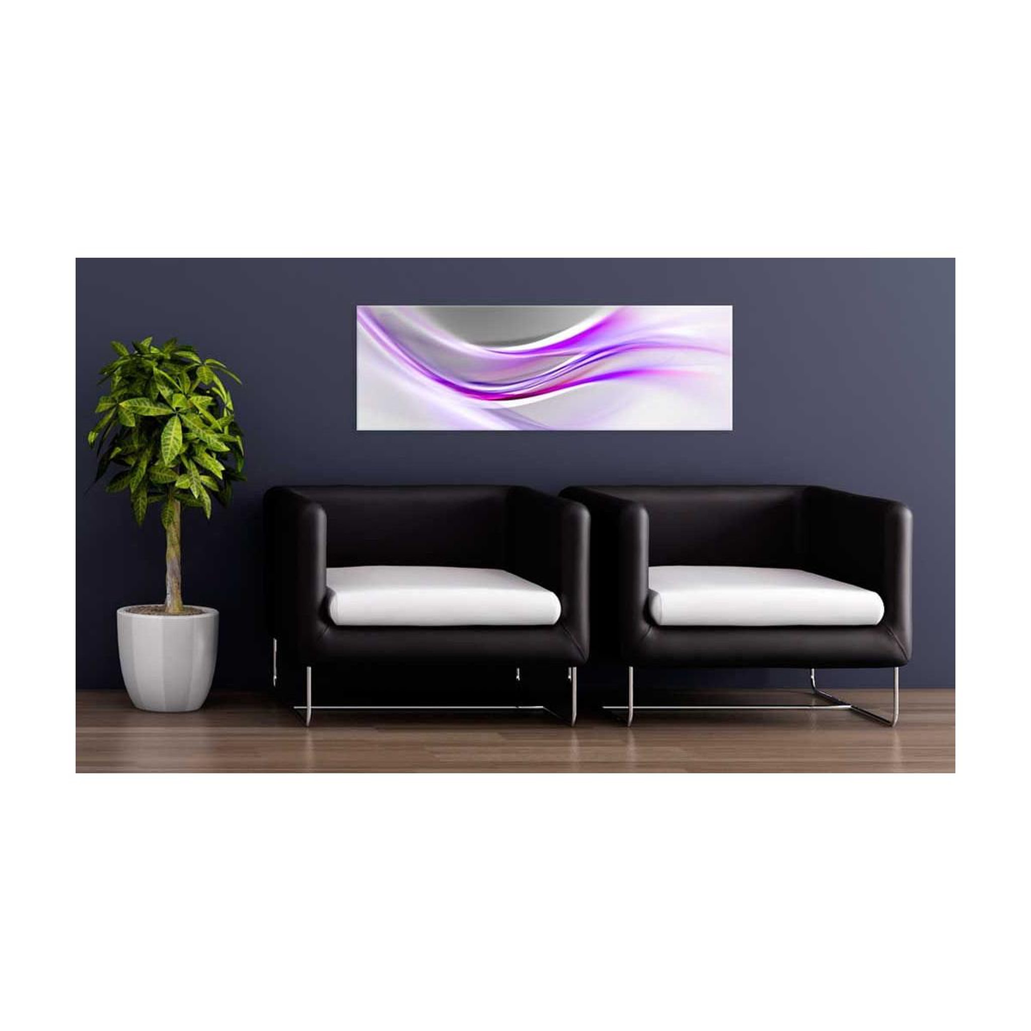 Voir la diapositive 2 : Paris Prix Tableau imprimé  violet hope