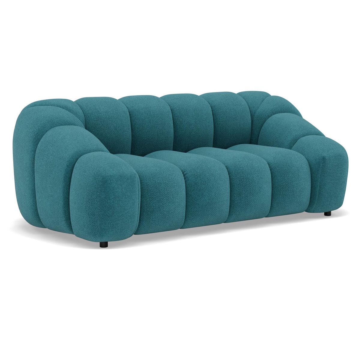 LISA DESIGN Ava - canapé 3 places en velours texturé