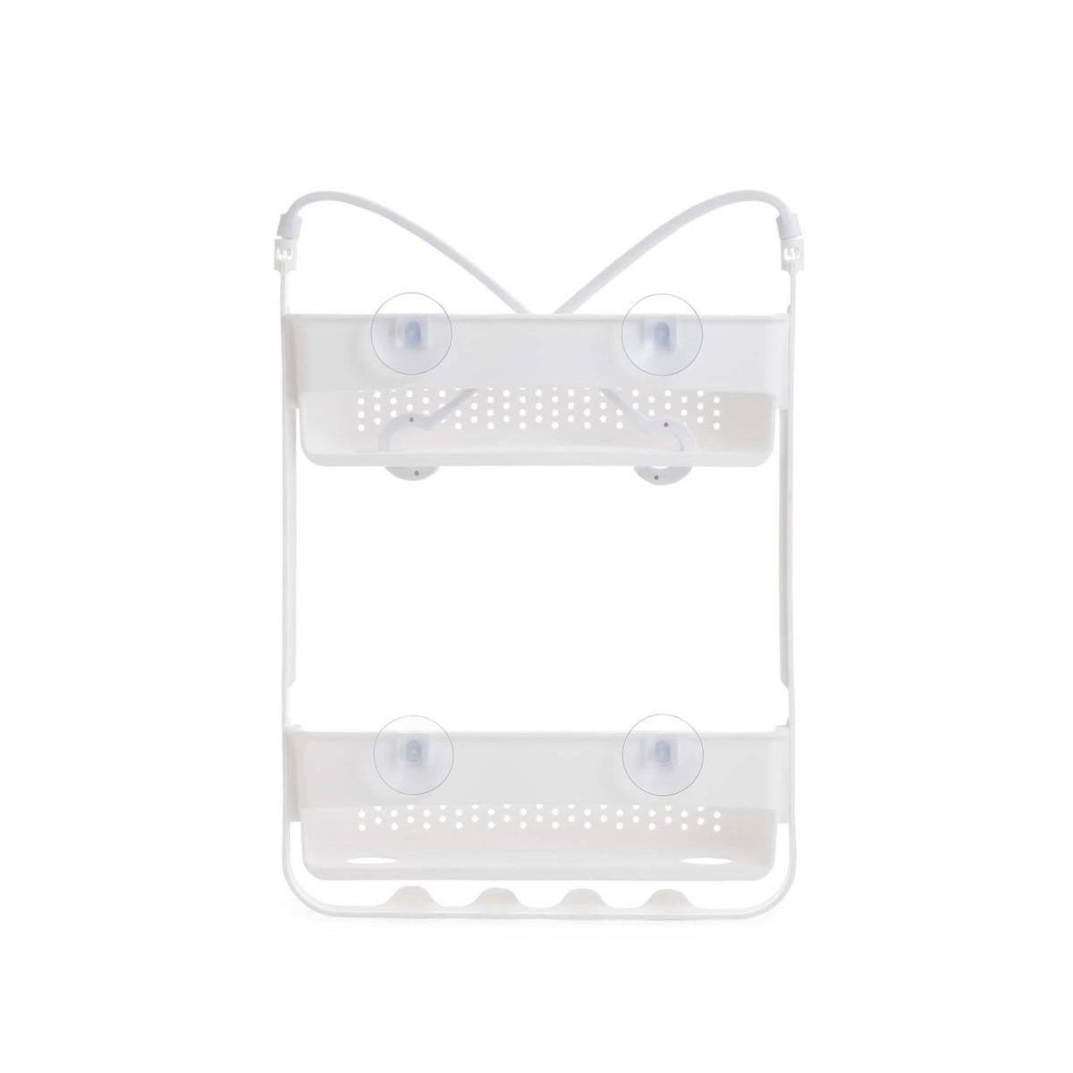 Paris Prix Serviteur de Douche 2 Paniers  Vesper  69cm Blanc