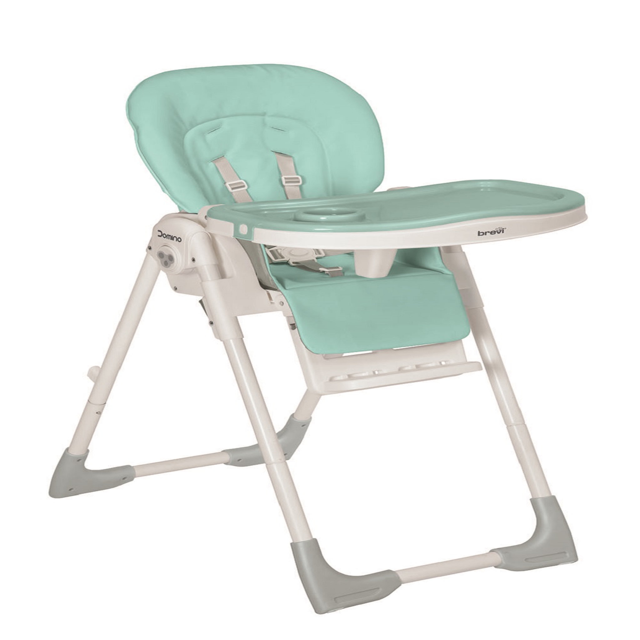 Voir la diapositive 1 : BREVI Chaise haute multipositions Domino