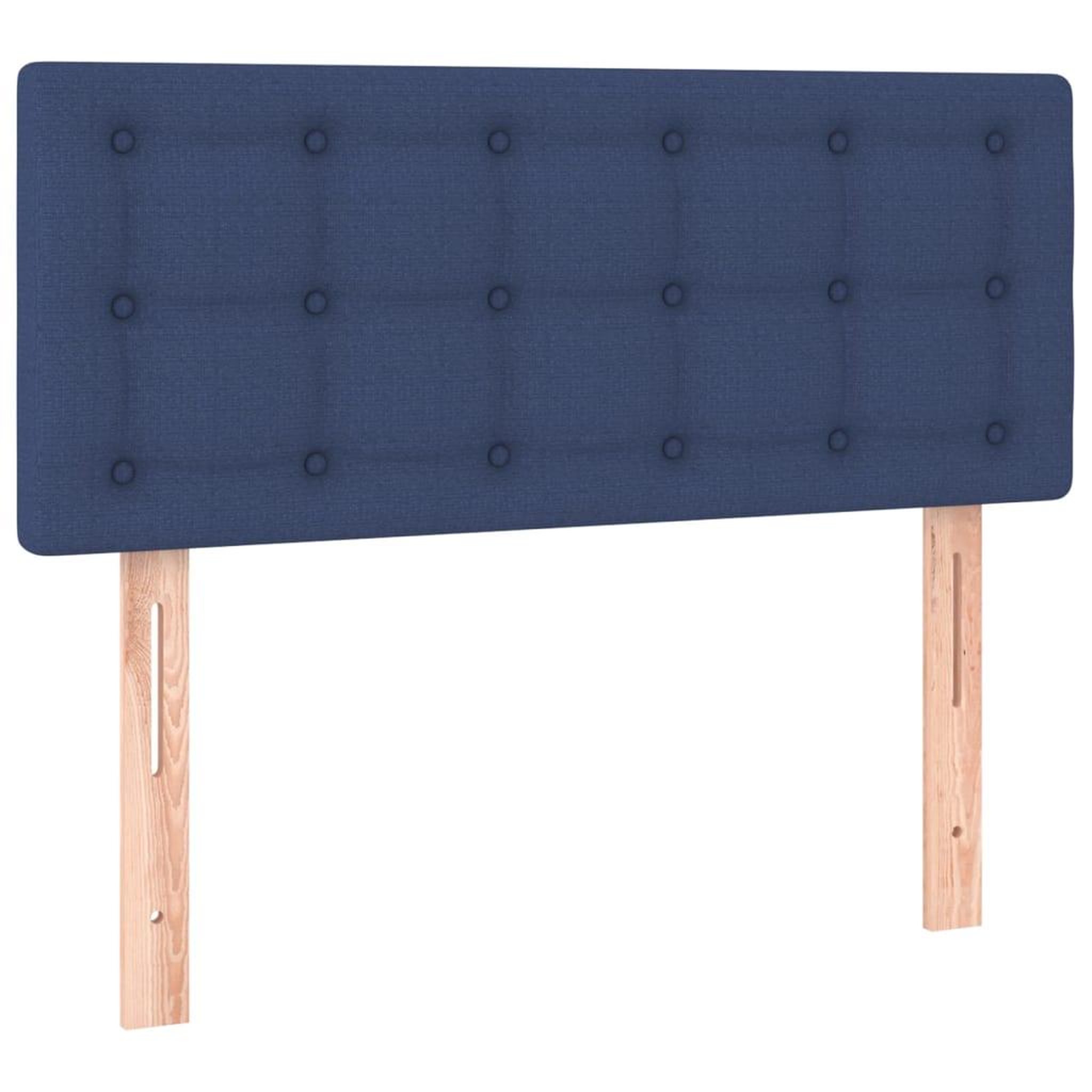 Voir la diapositive 2 : VIDAXL Tete de lit Bleu 100x5x78/88 cm Tissu