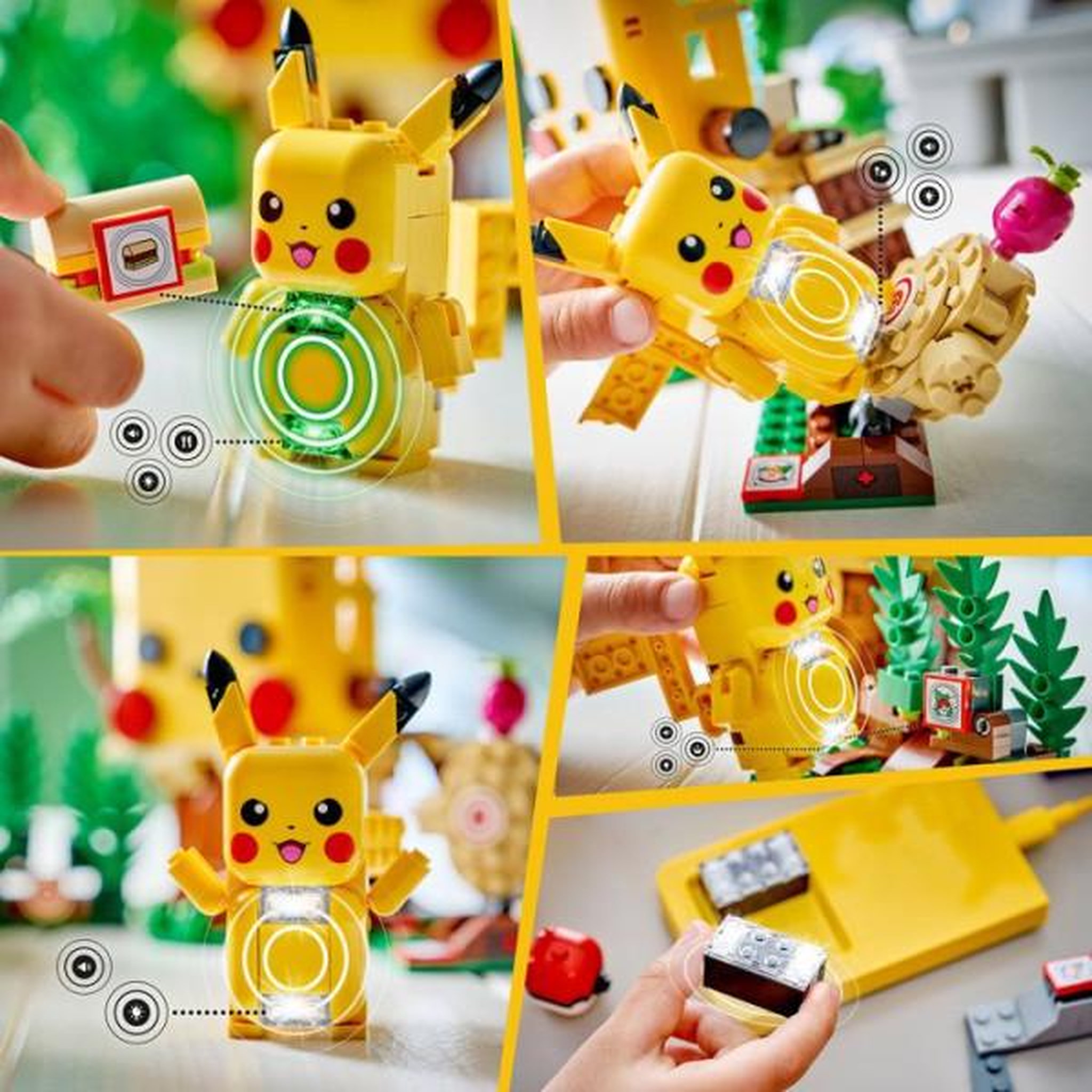 Voir la diapositive 5 : LEGO LEGO Pokémon 72164 - Set de construction SMART Play™ - Pikachu, Cabane d'entraînement - Set Tout-en-un - Des 7 ans