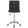 Voir la diapositive 4 : VIDAXL Chaise pivotante de salle a manger Noir Similicuir