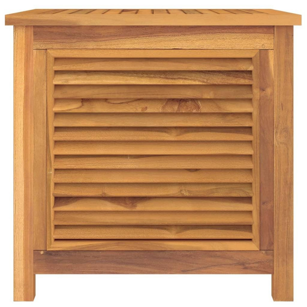 VIDAXL Boîte de rangement de jardin et sac 60x50x58cm bois massif teck