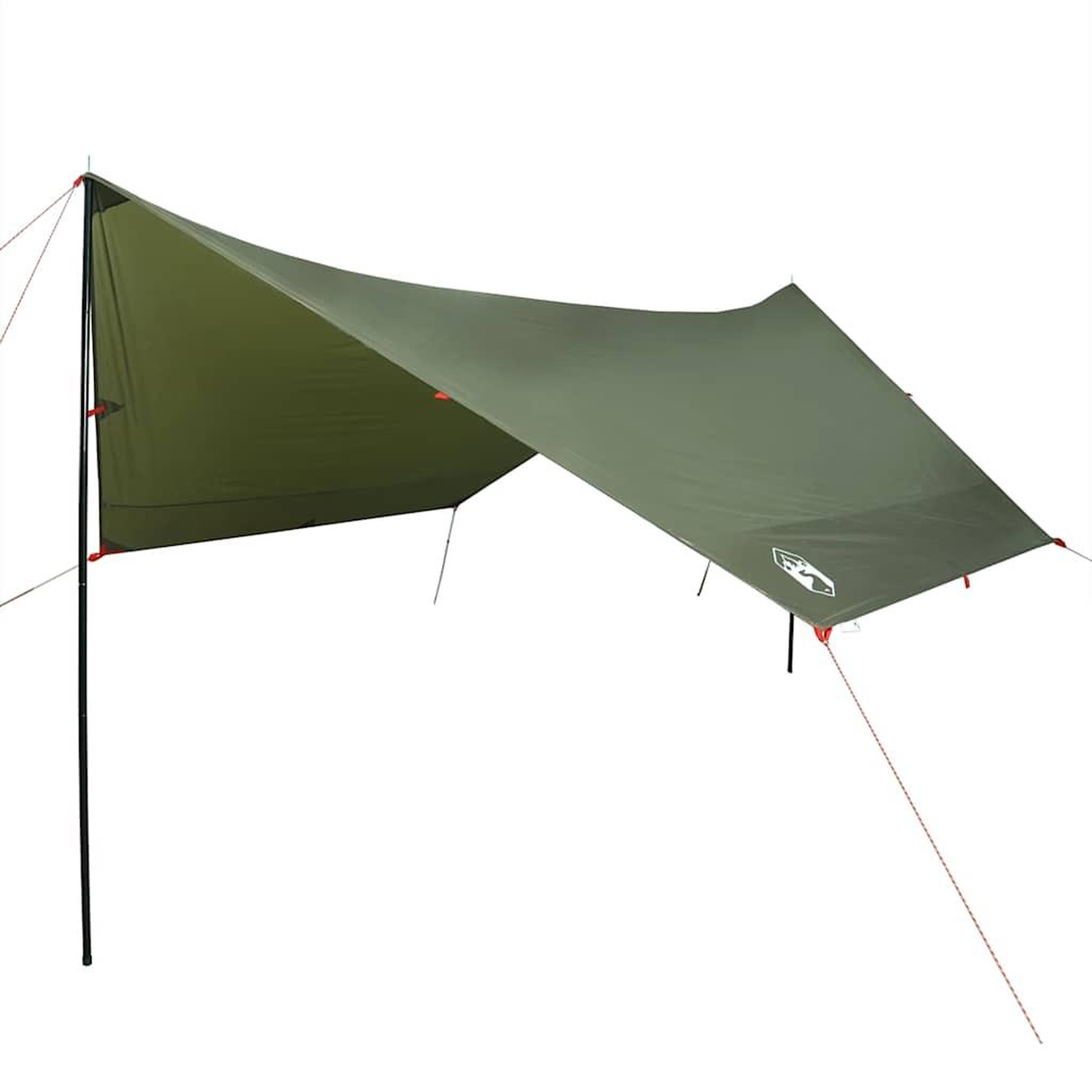 Voir la diapositive 2 : VIDAXL Bache de camping vert olive 438x376x212 cm impermeable