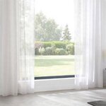 ATMOSPHERA Rideau Voilage à Œillets  Ruben  140x240cm Blanc