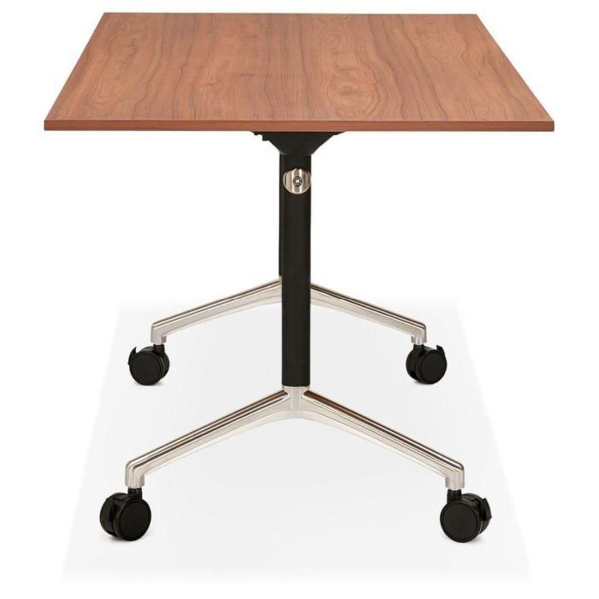 Paris Prix Bureau Pliable à Roulettes  Lexon  160cm Noyer