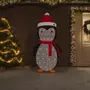 VIDAXL Decoration de Noël pingouin a LED Tissu de luxe 180 cm