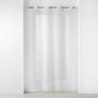 Voir la diapositive 1 : Paris Prix Rideau Voilage à Œillets  Hoops  140x240cm Blanc
