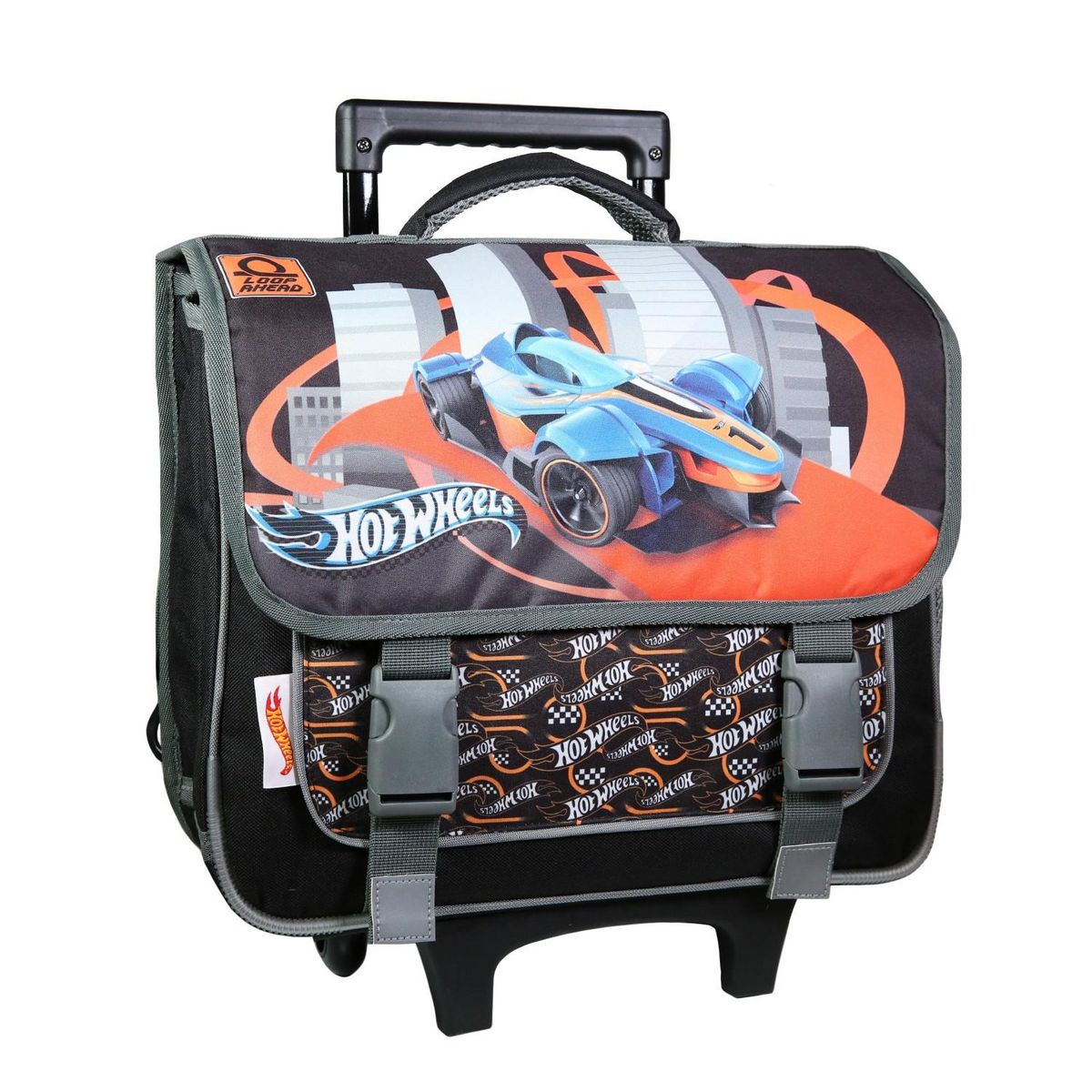 Bagtrotter BAGTROTTER Cartable à roulettes 38 cm Hot Wheels Multicolore