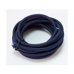 CENTRALE BRICO Câble tissu rond, bleu marine, 3 m