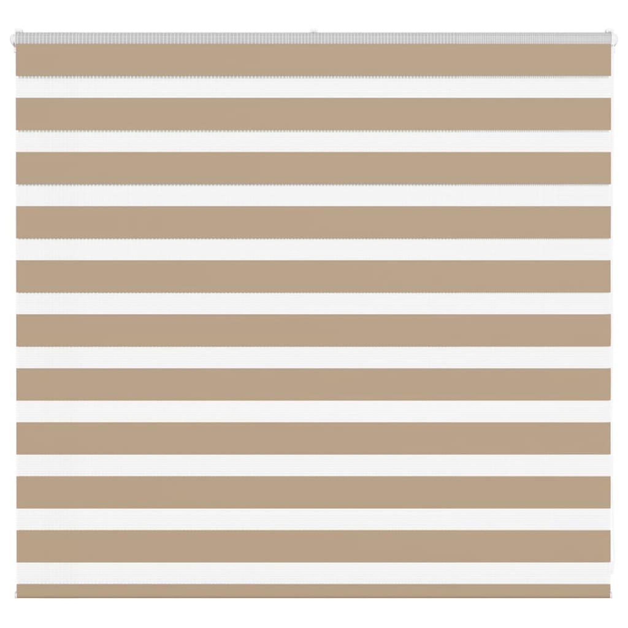 VIDAXL Store zebre marron sable largeur du tissu 160,9 cm polyester