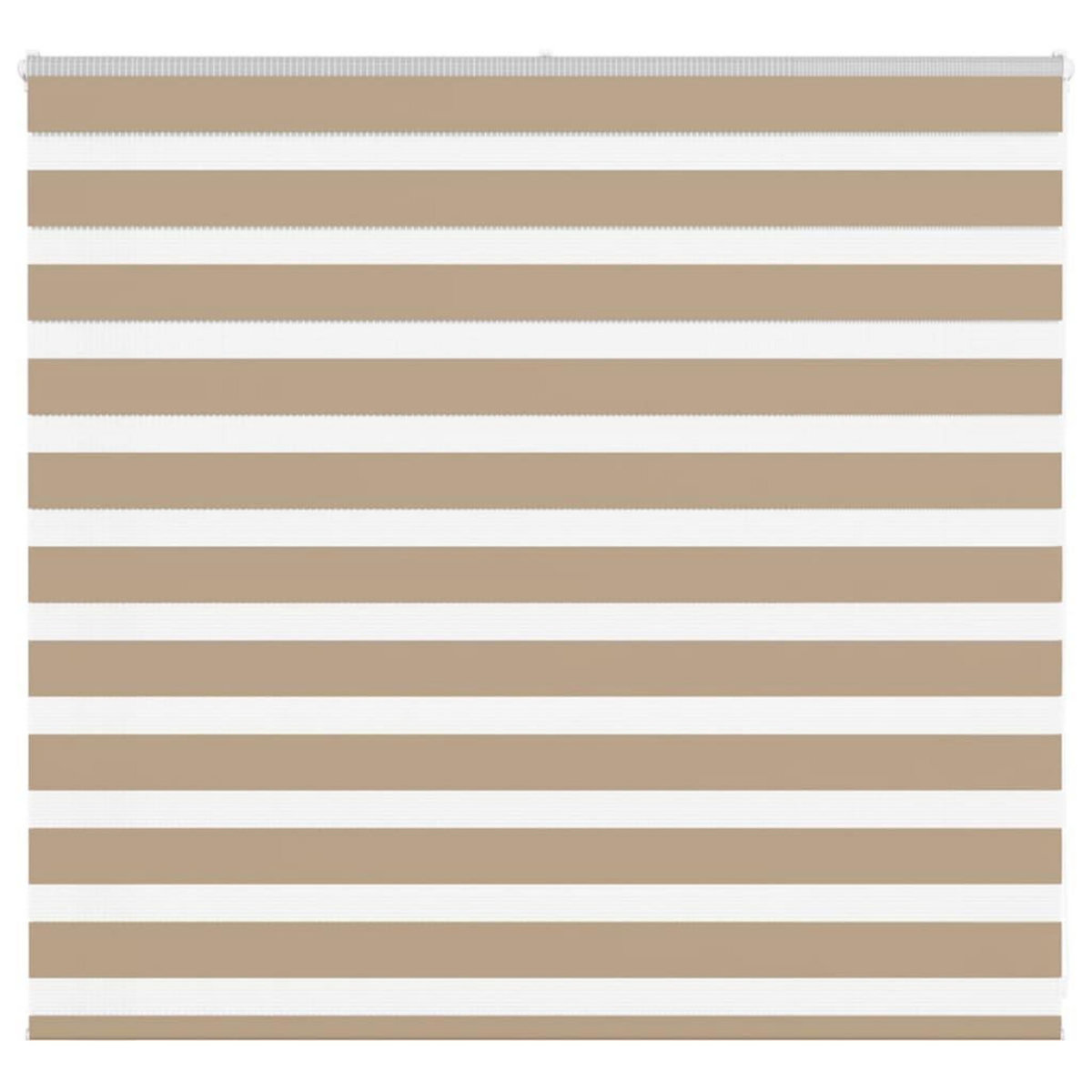 VIDAXL Store zebre marron sable largeur du tissu 160,9 cm polyester