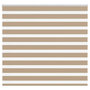 Voir la diapositive 1 : VIDAXL Store zebre marron sable largeur du tissu 160,9 cm polyester