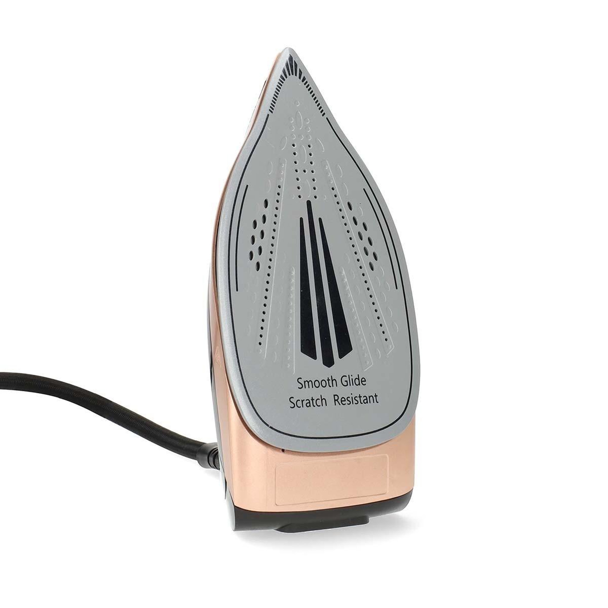 Voir la diapositive 5 : NEDIS Centrale Vapeur 2400W Fer à repasser Noir & Rose Gold 7bars Réservoir 1,5 L semelle Céramique Défroissage vertical Nedis