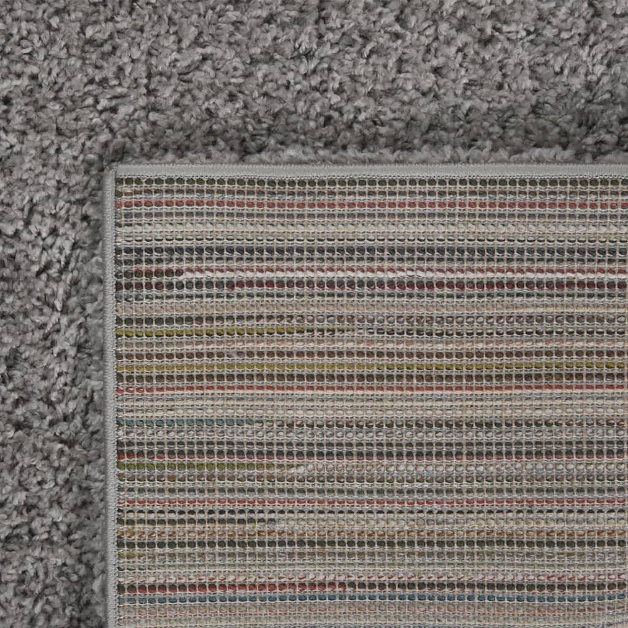 Voir la diapositive 2 : VIDAXL Tapis shaggy a poils longs Gris 120x170 cm