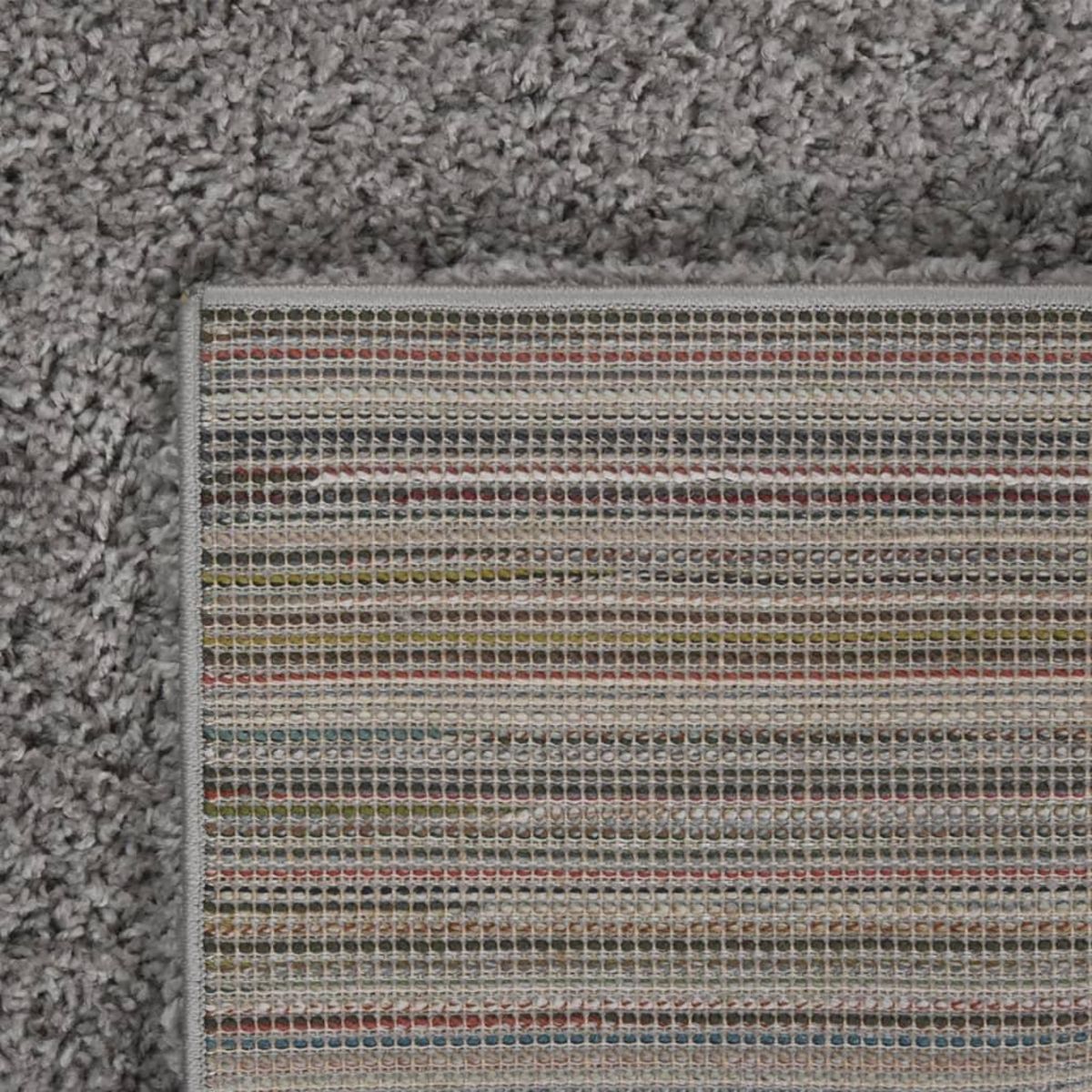 VIDAXL Tapis shaggy a poils longs Gris 120x170 cm