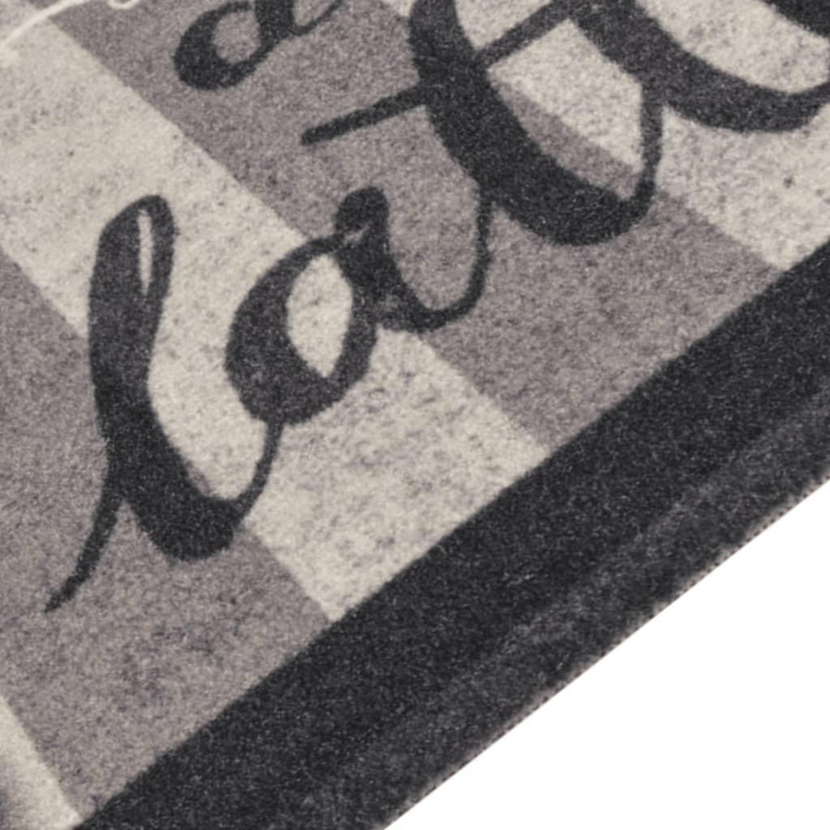 VIDAXL Tapis de cuisine lavable impression cafe noir 60x180 cm velours