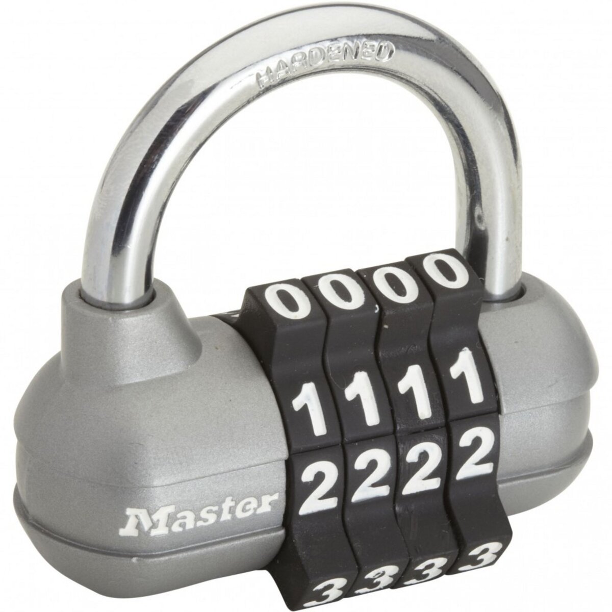 Master lock Cadenas à combinaison MASTER LOCK zinc, l.59 mm pas cher 
