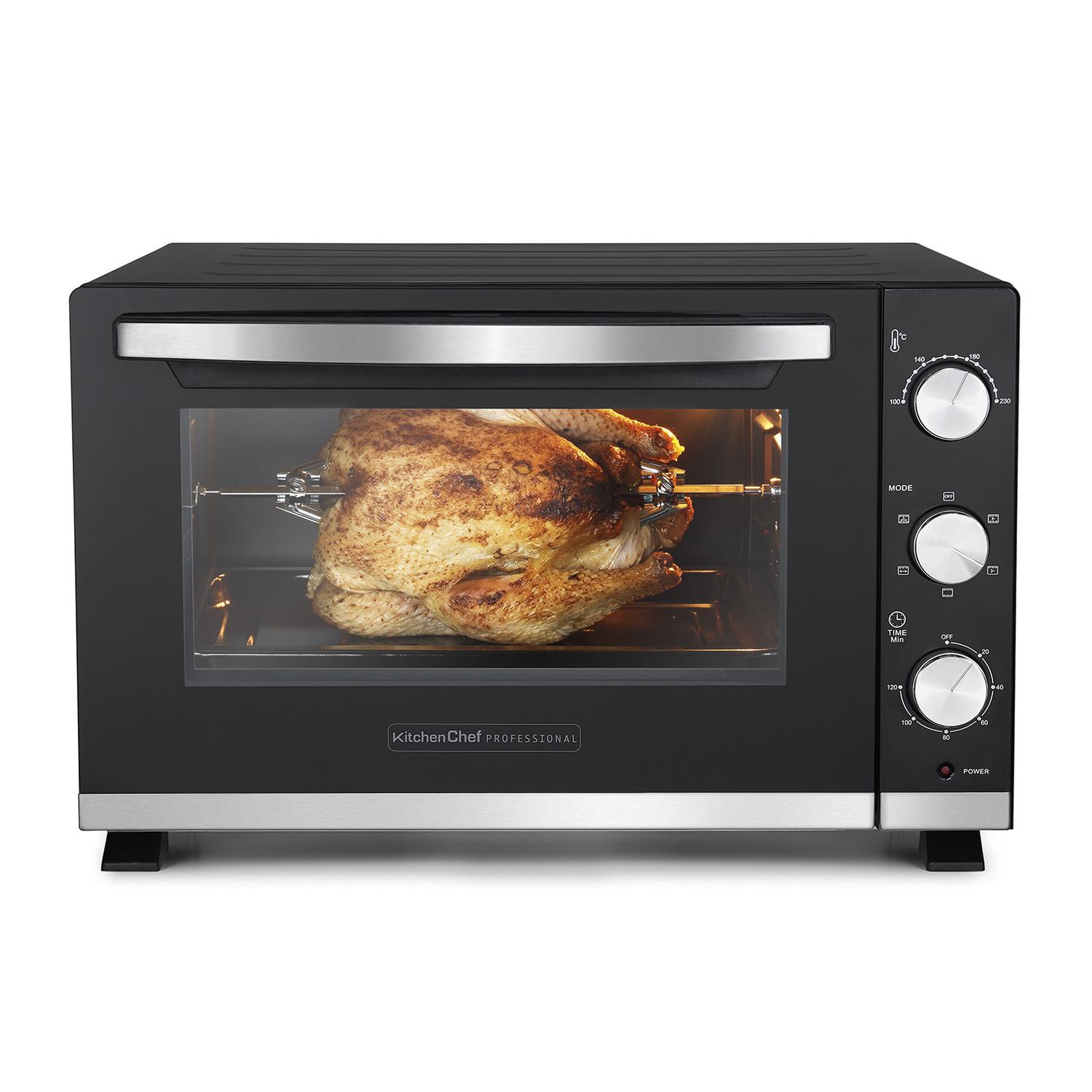 Voir la diapositive 3 : Kitchen chef Four multifonction chaleur tournante 60l - KC-FOUR60