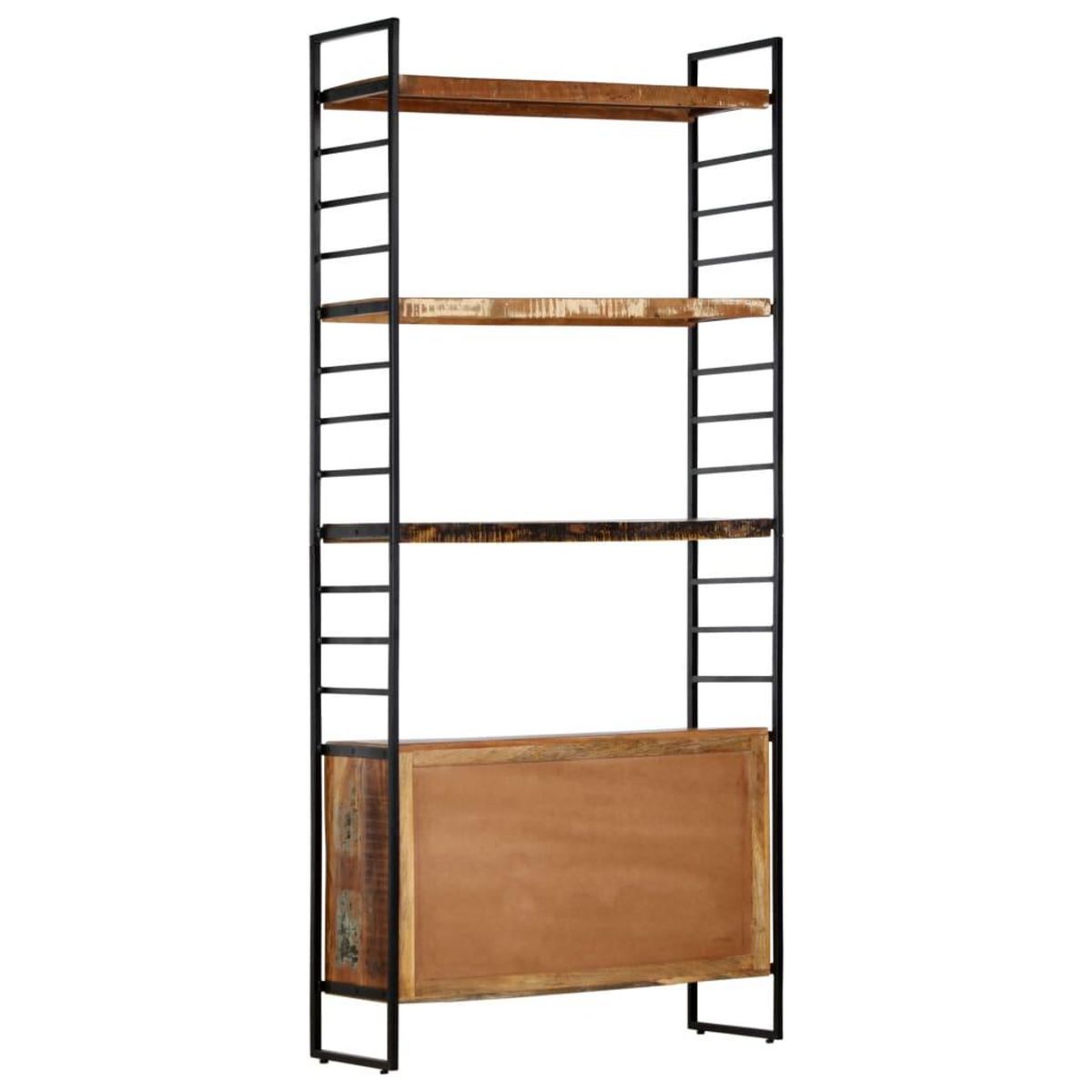 VIDAXL Bibliotheque 4 niveaux 80x30x180 cm Bois solide de recuperation