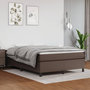 Voir la diapositive 1 : VIDAXL Cadre de lit sans matelas marron 140x200 cm similicuir
