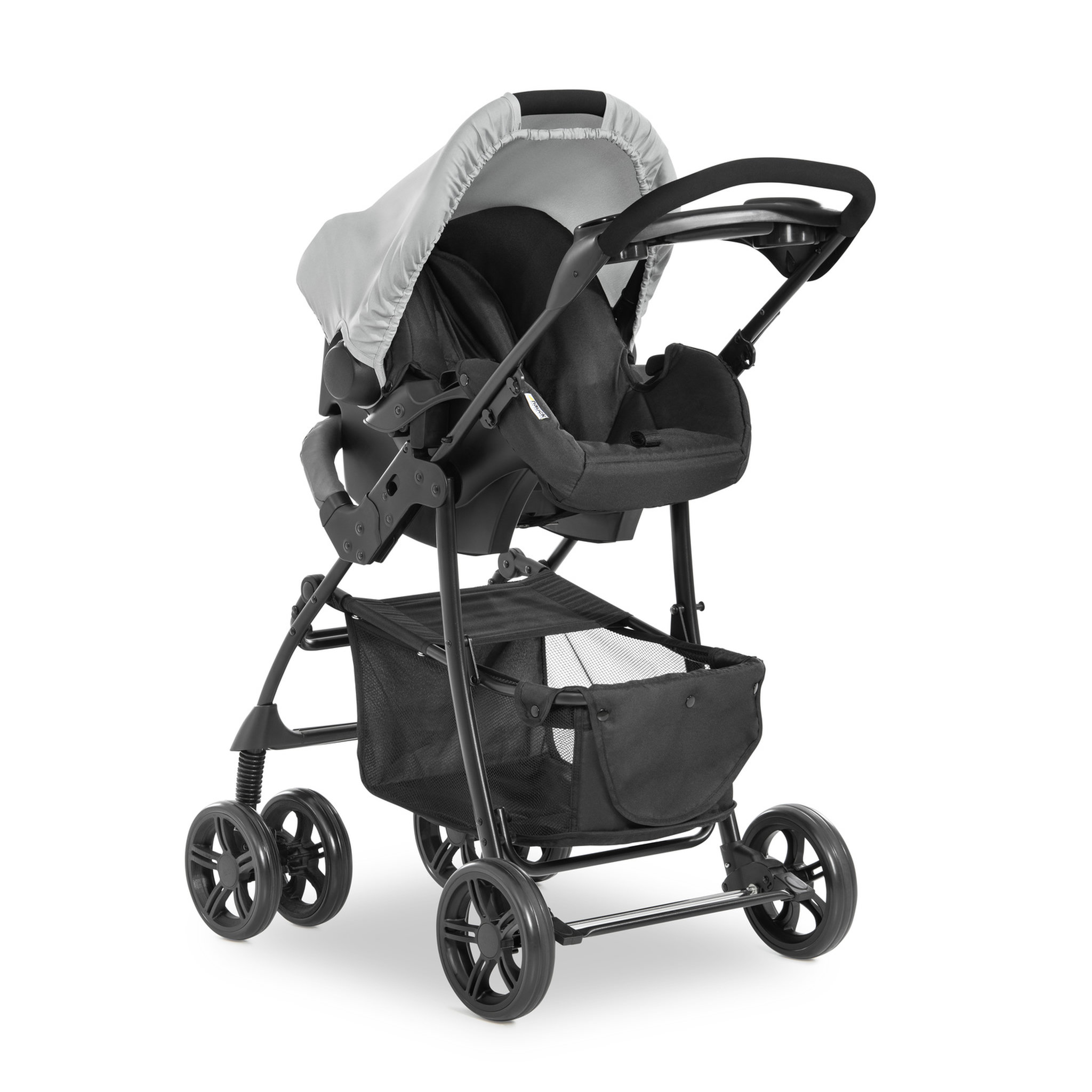 Voir la diapositive 4 : HAUCK Poussette Combinée Shopper Trioset - Gris