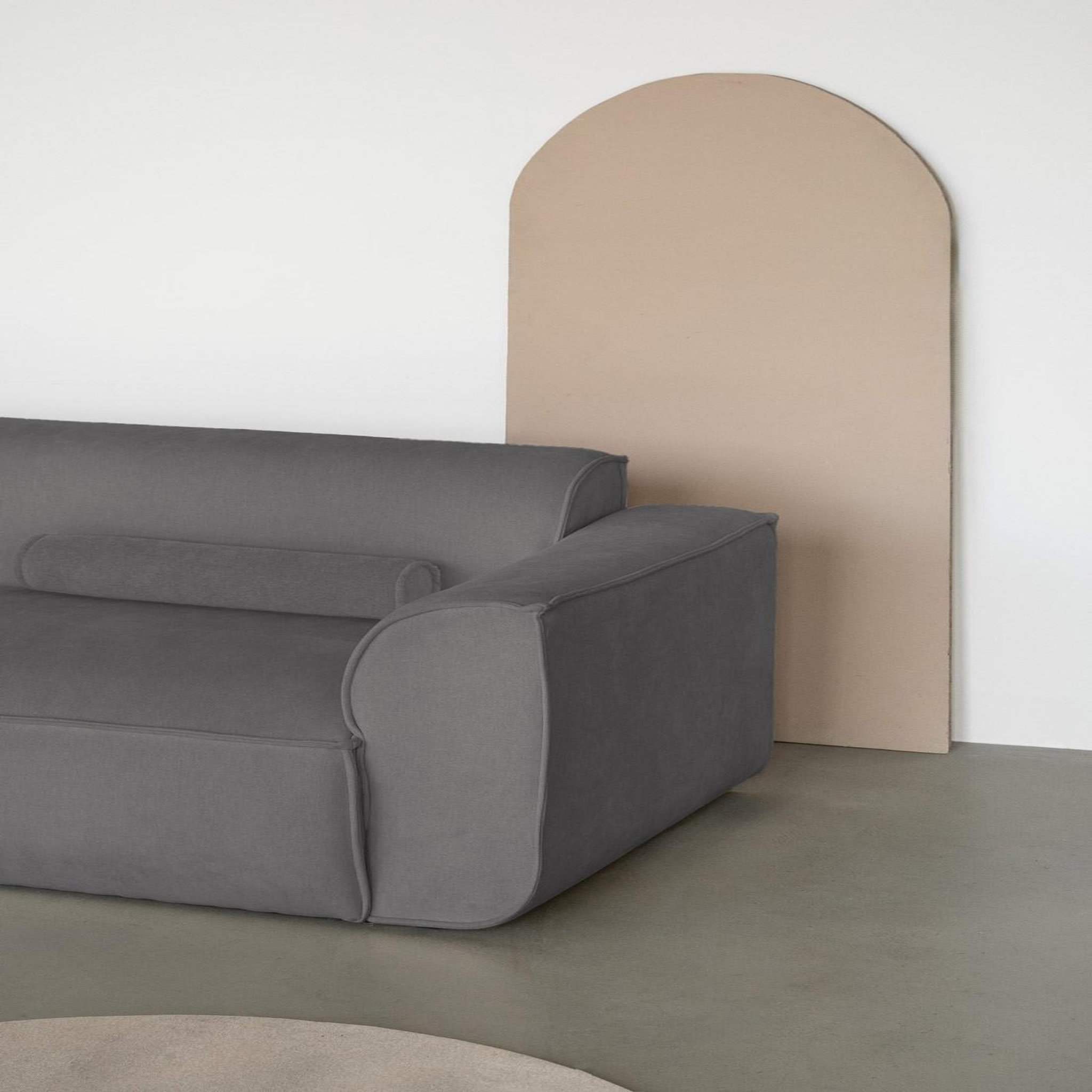 Voir la diapositive 3 : BEST MOBILIER Felix - module d'assise droit en tissu texturé