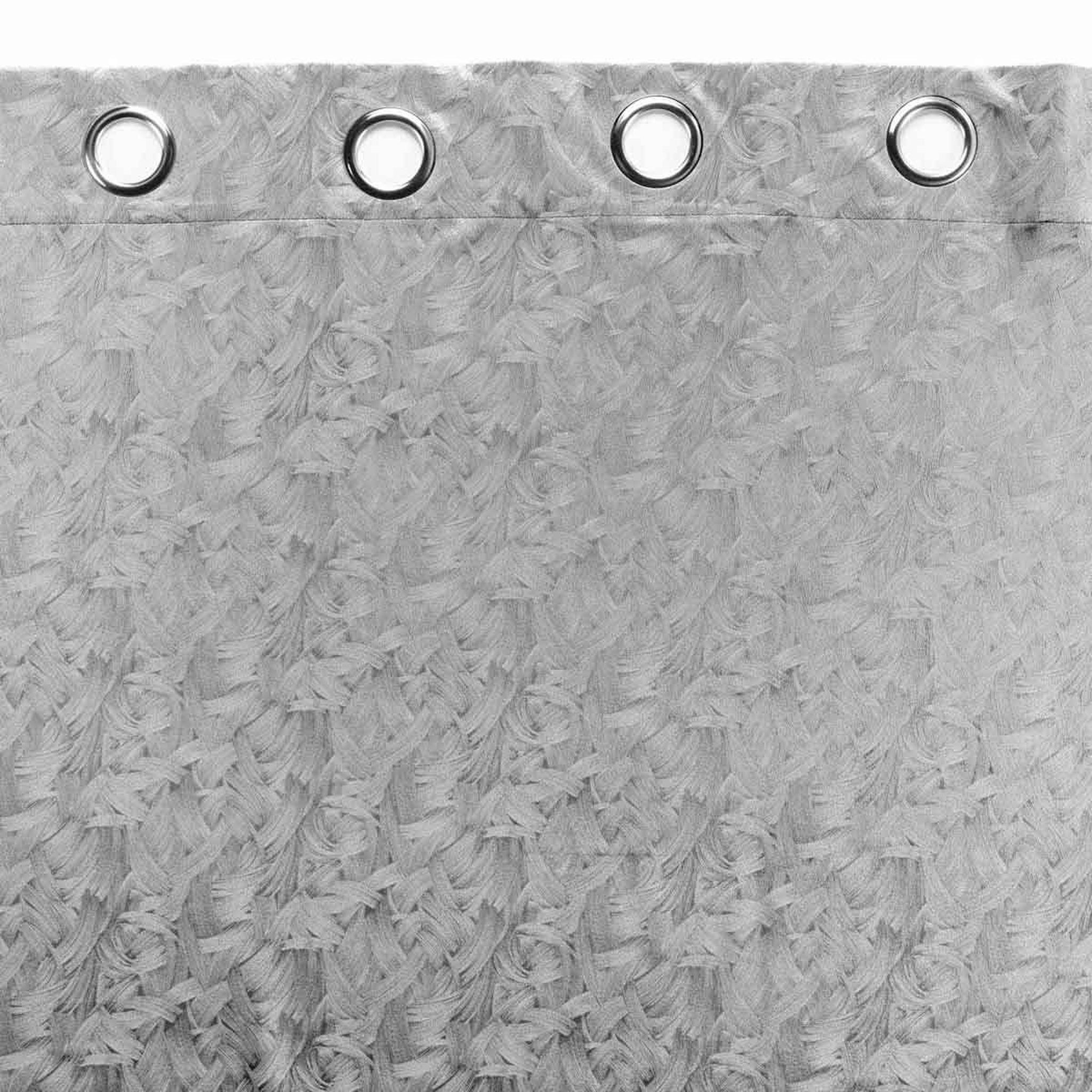 Voir la diapositive 3 : Douceur d'Intérieur Rideau occultant  aquarelle  135x240cm gris