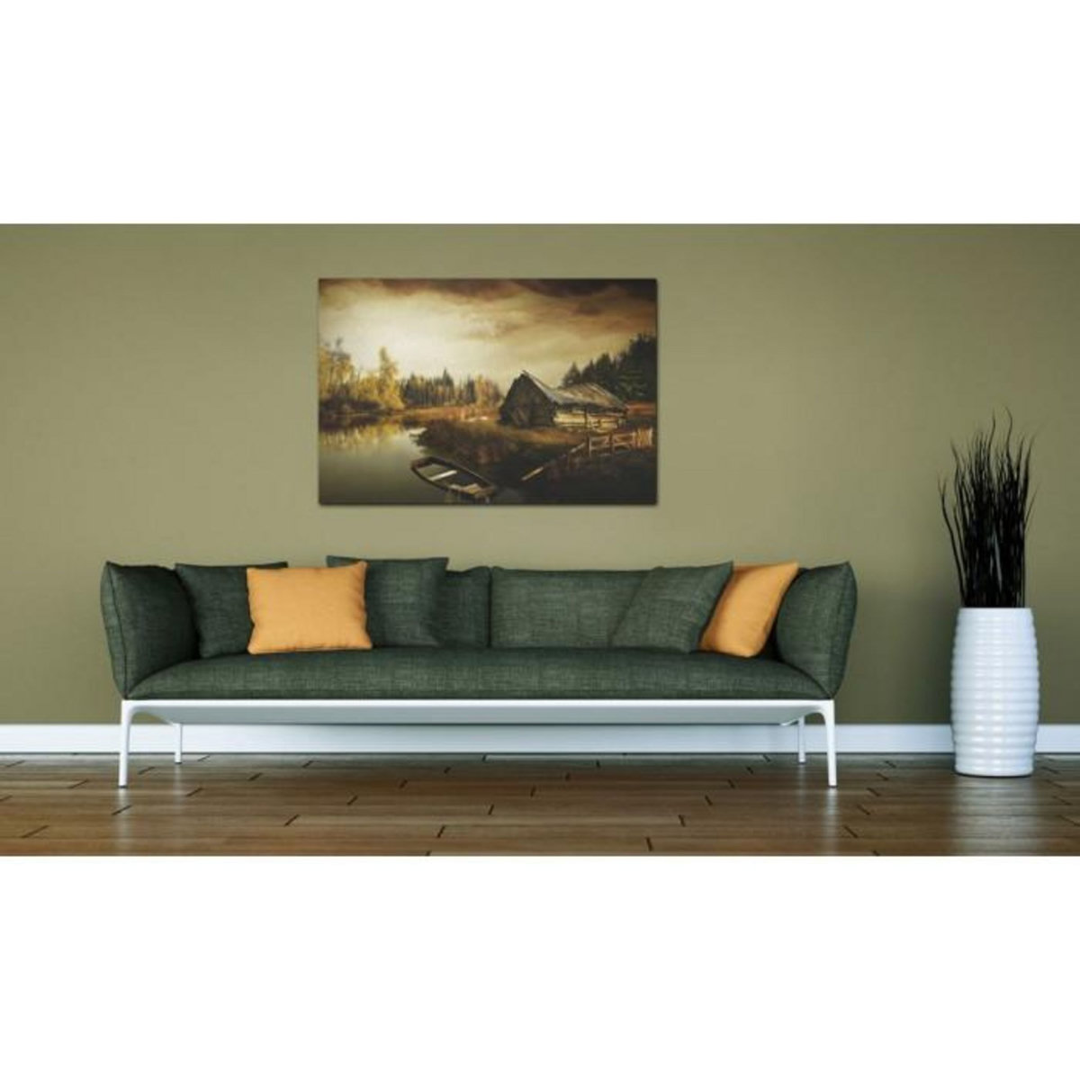 Paris Prix Tableau Imprimé  Idyllic Village