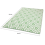 Voir la diapositive 5 : ID MARKET Tapis extérieur BAHAMAS vert sauge 270 x 370 CM